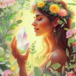 女神ガイア　クリスタル　大地の女神